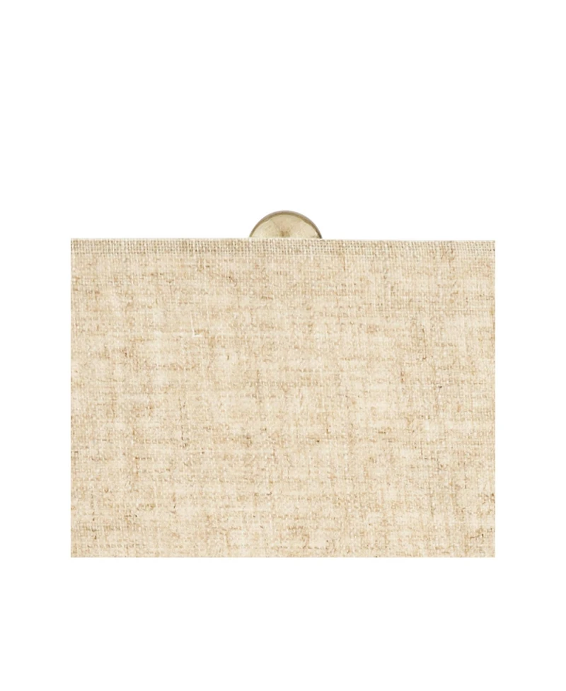 Gordy Modern Accent Table Lamp Handcrafted 20.5" High Ribbed Green Ceramic Oatmeal Fabric Drum Shade Decor for Living Room Bedroom House Bedside Night