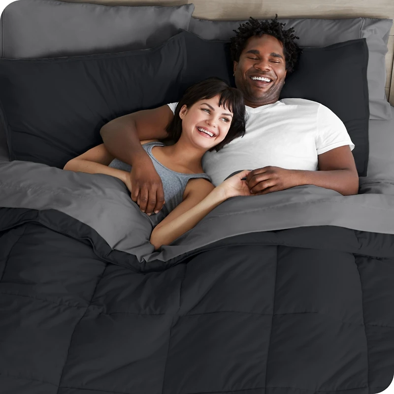Bare Home Ultra-Soft Bed-in-a-Bag Comforter Set Queen