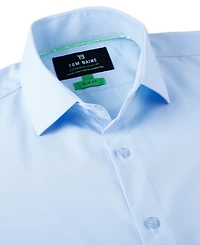 Men's Slim Fit Short Sleeve Performance Button Down Dress Shirt