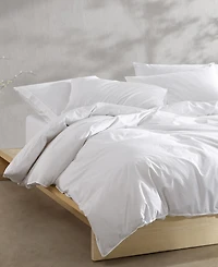 Closeout! Calvin Klein Washed Percale Cotton Solid 3 Piece Comforter Set