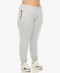 White Mark Plus Fleece Lined 2 Pc Tracksuit Set