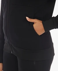 White Mark Women's Fleece Lined 2-Pc. Tracksuit Set