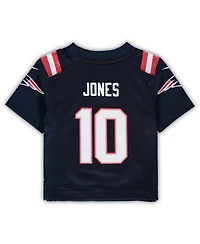 Toddler Boys and Girls Nike Mac Jones Navy New England Patriots Game Jersey
