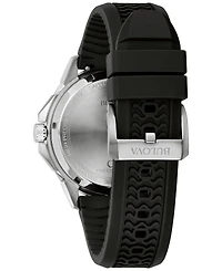Bulova Men's Marine Star Black Silicone Strap Watch 43mm