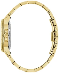 Bulova Women's Automatic Marine Star Diamond Accent Gold-Tone Stainless Steel Bracelet Watch 35mm