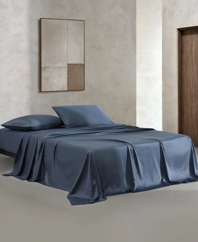 Calvin Klein Organic Earth 300 Thread Count 100% Cotton Sateen 4-Pc. Sheet Set