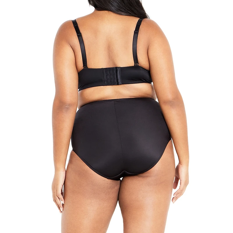City Chic Plus Adore Push Up Bra - black