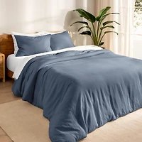 Bare Home Linen Duvet Cover Set King/California King