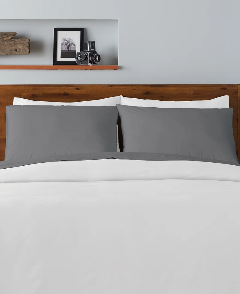Ella Jayne Percale Cool and Crisp 300 Thread Count 100% Cotton -Pc. Sheet Set