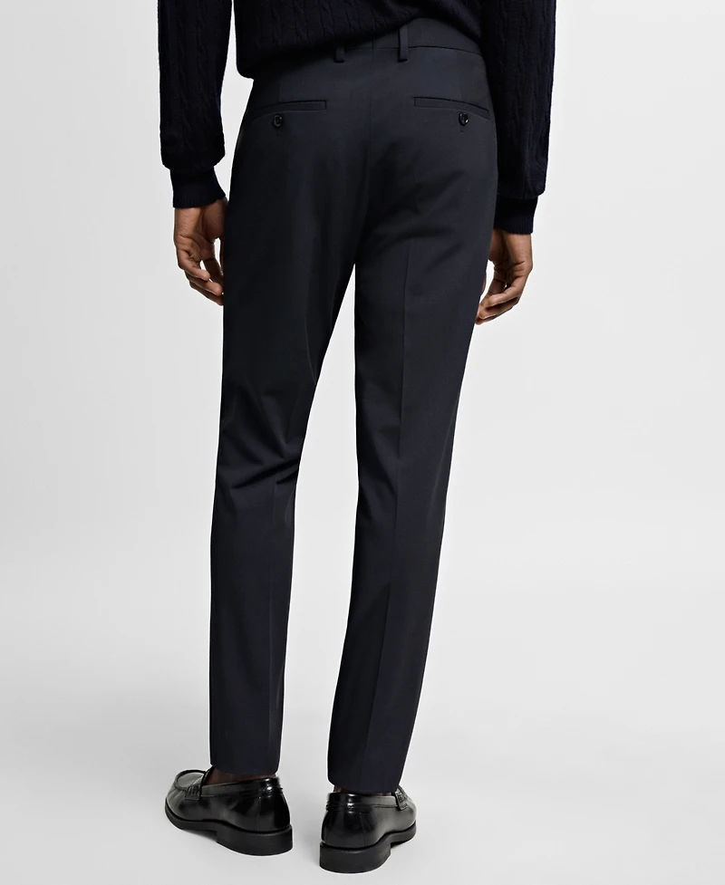 Mango Men's Super Slim Fit Suit Pants