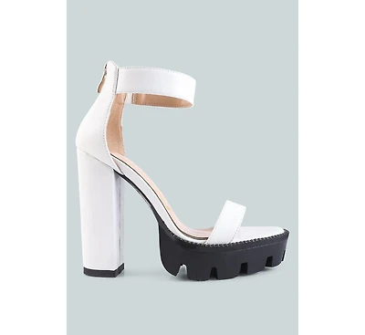Rattle Chunky High Block Heel Sandals Women