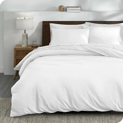 Bare Home Organic Cotton Jersey Duvet Cover Set Full/Queen