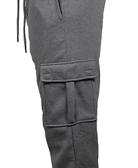 Blue Ice Men's Heavyweight Fleece-Lined Cargo Jogger Sweatpants
