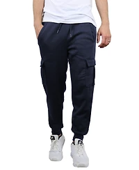 Blue Ice Men's Heavyweight Fleece-Lined Cargo Jogger Sweatpants
