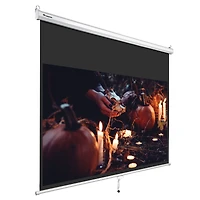 Instahibit 72" 16:9 4K Manual Projection Screen Pull Down Projector Home Movie