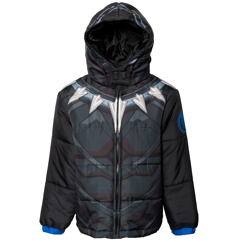 Avengers Boys Marvel The Hulk Zip Up Winter Coat Puffer Jacket