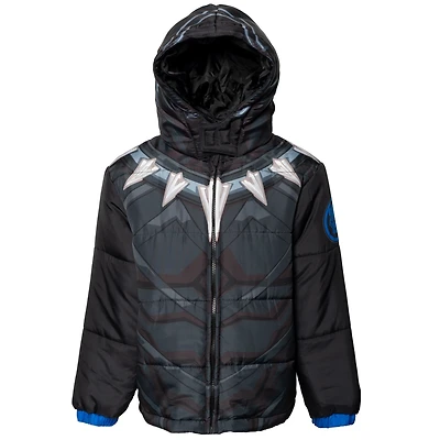 Avengers Boys Marvel The Hulk Zip Up Winter Coat Puffer Jacket