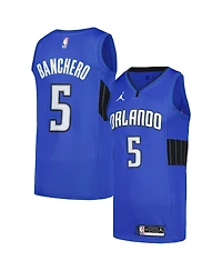 Men's Jordan Paolo Banchero Royal Orlando Magic Swingman Player Jersey - Statement Edition