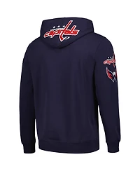 Men's Pro Standard Navy Washington Capitals Classic Pullover Hoodie