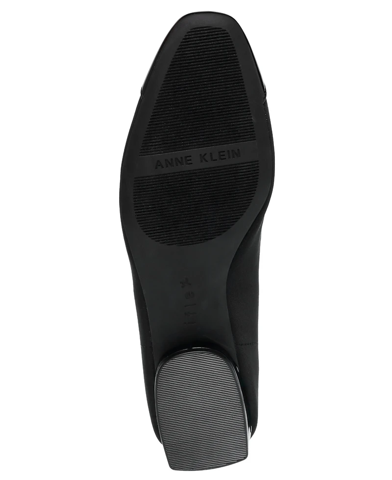 Anne Klein Women's Carlie Almond Toe Ballet Flats