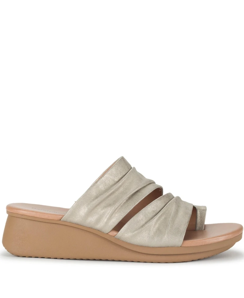 Baretraps Women's Venus Toe Loop Slide Wedge Sandals