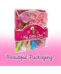 The New York Doll Collection Kids Baking Set with Apron - 16 Pcs Set