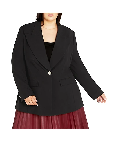 City Chic Plus Sloane Jacket