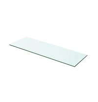 Shelf Panel Glass Clear 23.6"x5.9"