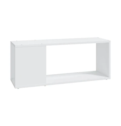 Tv Stand White 31.5"x9.4"x12.6" Engineered Wood
