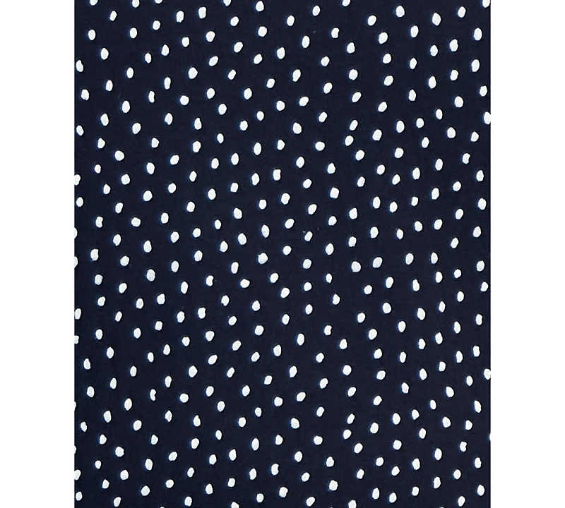 Tommy Hilfiger Plus Size V-Neck Dot-Print Top