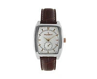 Peugeot Men 33mm Remote Second Hand Leather Strap watch