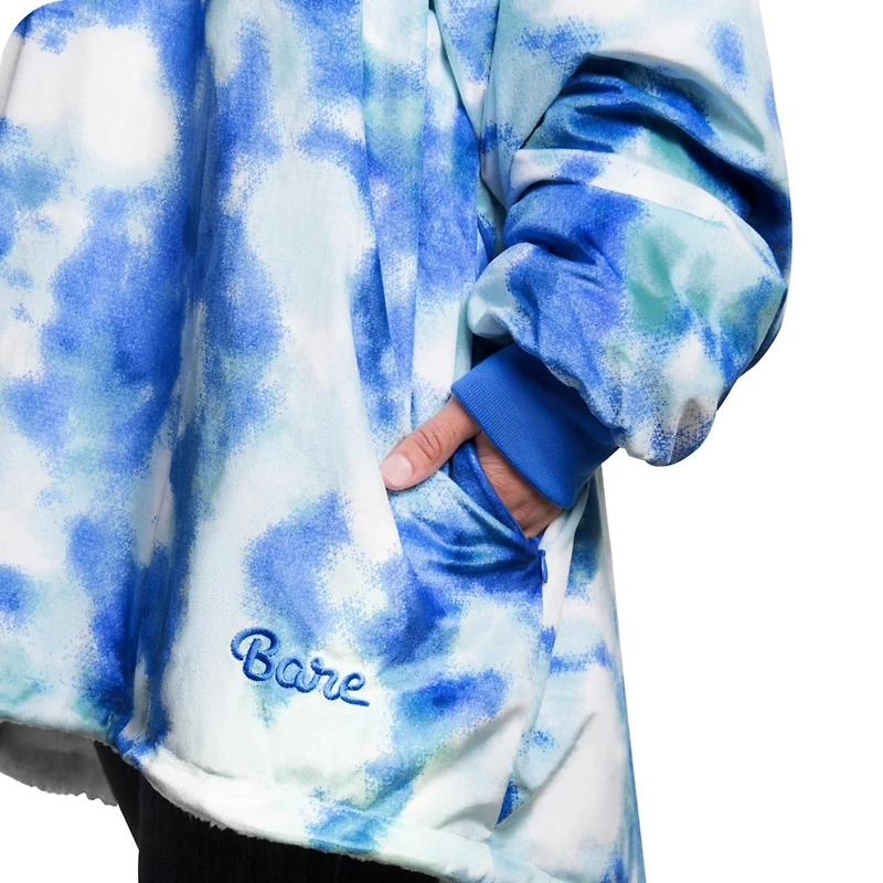 The Bare Homey - Adult Wearable Blanket Sherpa Side Pockets