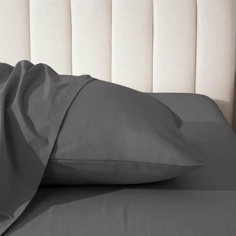 Bare Home Organic Cotton Percale Pillowcase Set Queen