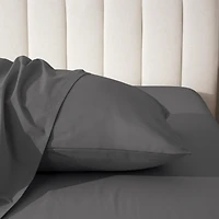 Bare Home Organic Cotton Percale Pillowcase Set Queen