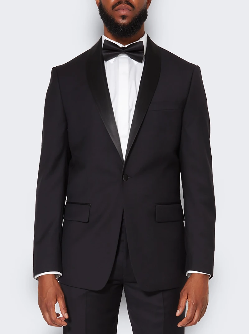 Men's Black Shawl Tuxedo Jacket