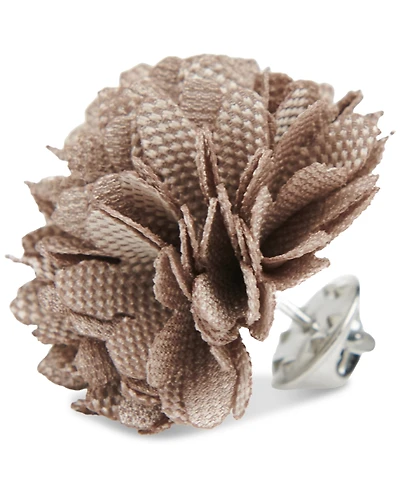 Con.Struct Men's Ceremony Satin Checkerboard Flower Lapel Pin, Created for Macy's