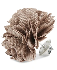 Con.Struct Men's Ceremony Satin Checkerboard Flower Lapel Pin, Created for Macy's