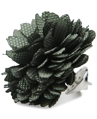 Con.Struct Men's Ceremony Satin Checkerboard Flower Lapel Pin, Created for Macy's