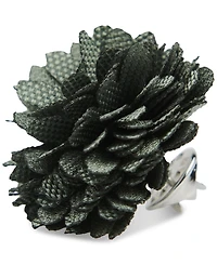 Con.Struct Men's Ceremony Satin Checkerboard Flower Lapel Pin, Created for Macy's