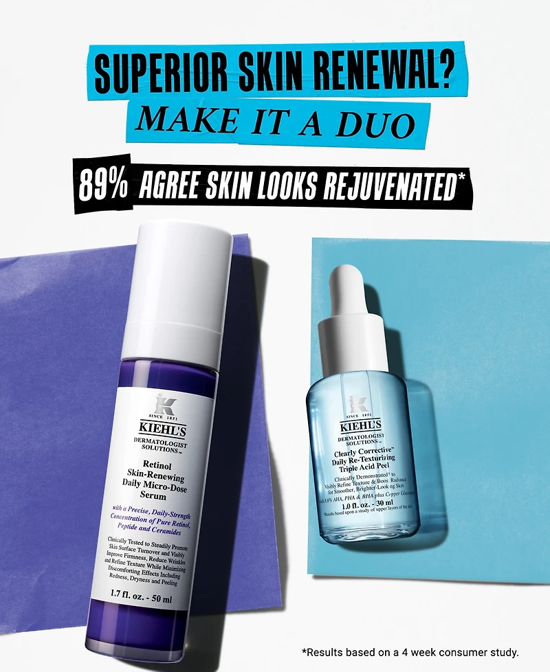 Kiehl's Since 1851 Clearly Corrective Daily Re-Texturizing Triple Acid Peel
