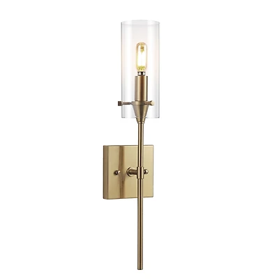 Jonathan Y Cato Bohemian Farmhouse Iron/Glass Led Vanity