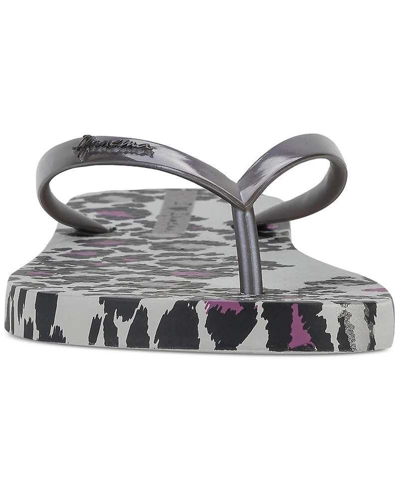 Ipanema Women's Animal Print Slip-On Thong Sandals