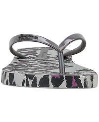 Ipanema Women's Animal Print Slip-On Thong Sandals