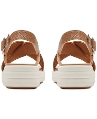Clarks Women's Drift Sun Slip-On Slingback Wedge Sandals