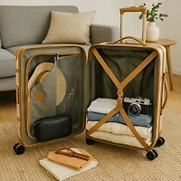 Chariot 20-Inch Hard side Carry-On Spinner Luggage