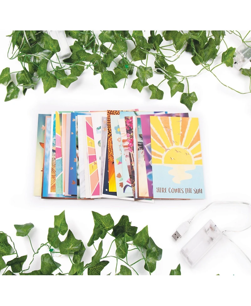Three Cheers for Girls Photo Collage Ivy Fairy Lights
