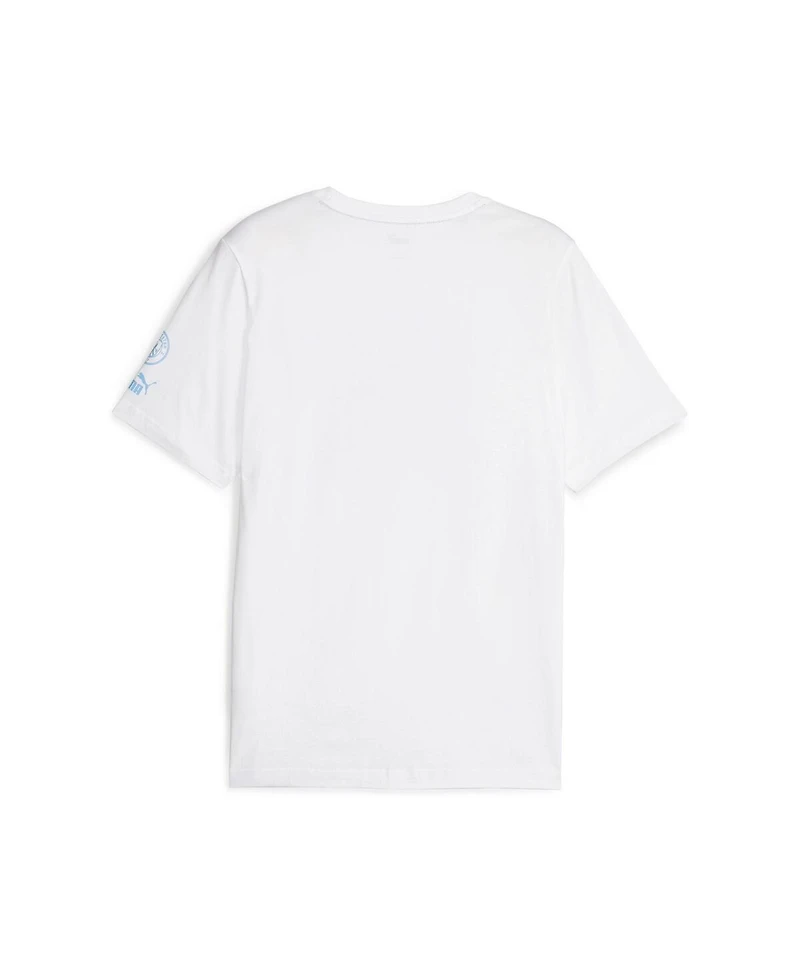 Men's Puma White Manchester City FtblCore Graphic T-shirt