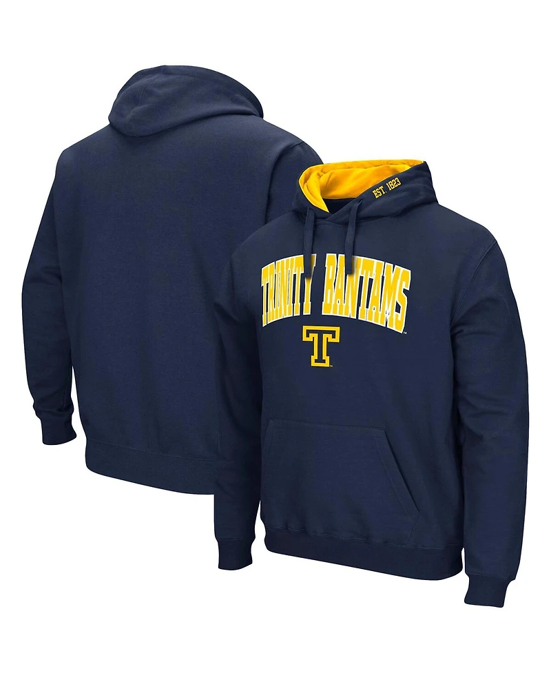 Men's Colosseum Blue Trinity Bantams Isle Pullover Hoodie