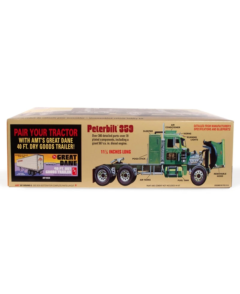 Round 2 Peterbilt 359 California Hauler Model Kit