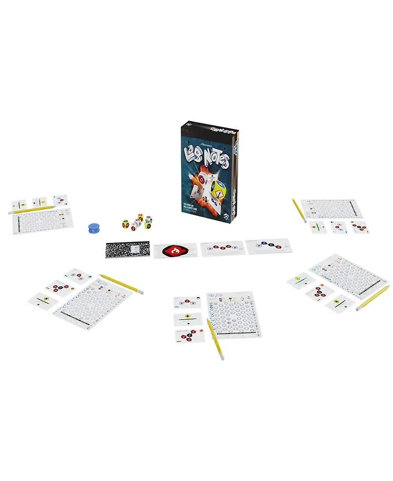Greater Than Games Lab Notes Chem-Lab Roll Write Game